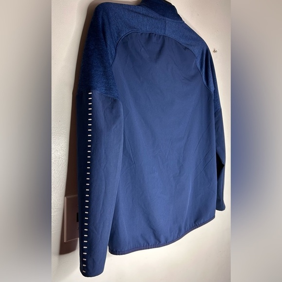 Under Armour Mens 1/4‎ Zip Pullover Shirt Coldgear Reactor L/S Navy  Size S - Picture 6 of 9